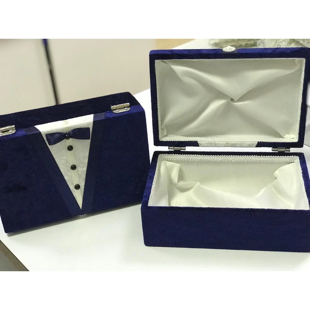 Çeyizlik Kadife Damat Traş Sandığı - 4