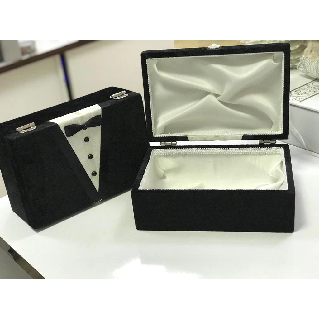 Çeyizlik Kadife Damat Traş Sandığı - 5