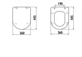 Creavit GR5001 + Gömme Rezervuar - TP325 Asma Klozet 5li Set ULTİMA KAPAK - 3