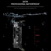 Smael 1711 Gold Tasarım Dijital Erkek Kol Saati Su Geçirmez Spor - 3