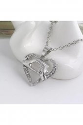 Anne Bebek El Kolye Kalp Tasarımlı Annelere Özel Hediye - 2