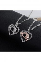 Anne Bebek El Kolye Kalp Tasarımlı Annelere Özel Hediye - 4