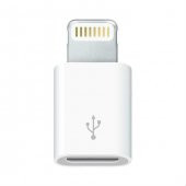 Apple iPhone Micro Usb Çevirici Dönüştürücü Adaptör 8 Pin Data Kablo Şarj Adaptörü Çevirme Aparatı - 1