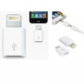 Apple iPhone Micro Usb Çevirici Dönüştürücü Adaptör 8 Pin Data Kablo Şarj Adaptörü Çevirme Aparatı - 2