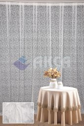 ÖRÜMCEK TÜL Hazır Düğmeleri Dikilmiş Salon Perde 1.Sınıf 300x260 - 9