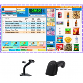 Marsis V2 Tekel Büfe Satış Programı + Kablolu Standlı Barkod Okuyucu (Ultra Paket 2) - 1