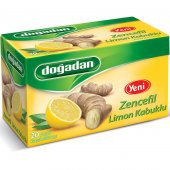 DOĞADAN ZENCEFİL LİMON KABUKLU KARIŞIK BİTKİ ÇAYI 20 POŞET - 1