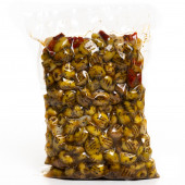 Rezen Odun Ateşinde Mangal Izgara Yeşil Zeytin 1000 gr - 1