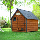 Mandu Isı Yalıtımlı Ahşap Köpek Kulübesi (Xlarge) - 4