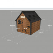 Mandu Isı Yalıtımlı Ahşap Köpek Kulübesi (Xlarge) - 6