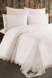 Çeyiz Diyarı Rüya Yatak Örtüsü Krem Cappucino thumbnail 4