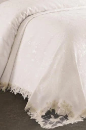 Çeyiz Diyarı Rüya Yatak Örtüsü Krem Cappucino thumbnail 5