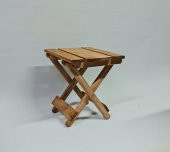 Ahşap Katlanır Tabure 1 Adet 30 cm x 36 xm - 2