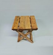 Ahşap Katlanır Tabure 1 Adet 30 cm x 36 xm - 4