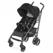 Chicco Lite Way 3 Top Bebek Arabası Jet Black - 1