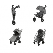 Chicco Lite Way 3 Top Bebek Arabası Jet Black - 9