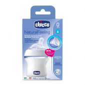 Chicco Natural Feeling PP Biberon 150 ml 0 BPA - 1