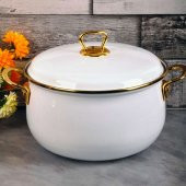 PAÇİ P200567 ELİTE CLASS 22 CM BEYAZ GÜVEÇ TENCERESİ - 3