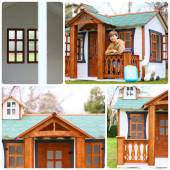 Mandu Ahşap Oyun Evi (Playhouse) Beylerbeyi - 6