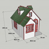 Mandu Ahşap Oyun Evi (Playhouse) Beykoz - 5