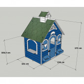 MANDU Ahşap Oyun Evi (Playhouse) Bodrum - 5