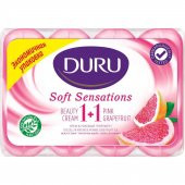 Duru Güzellik Sabunu Pembe Greyfurt Özlü 4 Lü 360 Gr - 1