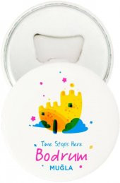Turistik Hediyelik Açacak Magnet - Bodrum Temalı - 2