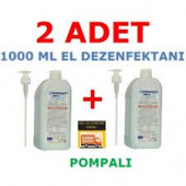 Dermosept Alkol Bazlı El ve Cilt Dezenfektanı 2 x 1 L - 1