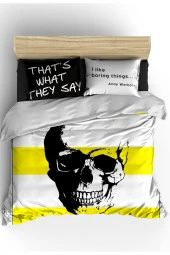 Skull Çift Kişilik Nevresim Takımı - 1