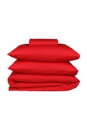 Basic Kırmızı Çift Kişilik Nevresim Takımı - 1