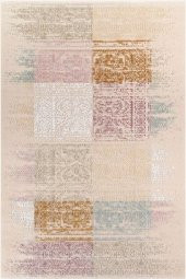 SAFRAN 5751 BEYAZ K.PEMBE  BEYAZ KOYU PEMBE 155X230 - 1