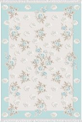 NİHAVEND 1519F BUZ MAVİ BUZ MAVİ  BUZ MAVİ BUZ MAVİ 150X230 - 1