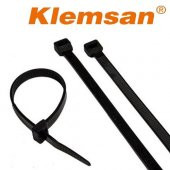 KLEMSAN 532142S YKB142 2.5X142MM SİYAH KABLO BAĞI - 1