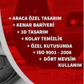 RİZLİNE Mercedes C Serisi W205 2014 Sonrası BEJ 3D Havuzlu Paspas - 3