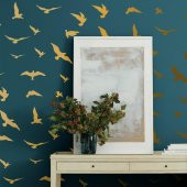 Uçan Martılar Metalik Duvar Stickerı - 1