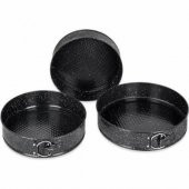 Penguen Yuvarlak 3lü Kelepçeli Kek Kalıbı Siyah PNG-1956 - 1