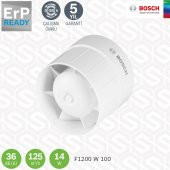 BOSCH Kanal Tipi Fan (36dB-A) - F1200 D 100 / 125 m3/h - 2