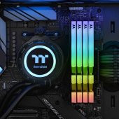 Thermaltake TOUGHRAM RGB 16GB (2x8GB) DDR4 3600Mhz CL18 Bellek (R009D408GX2-3600C18B) Siyah - 3