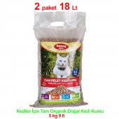 Bonny Nice Doğal Çam Pelet Kedi Kumu 5 kg 10 l x 2 Paket - 1
