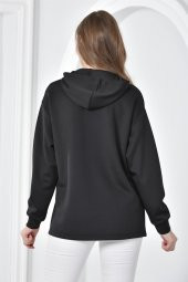 Önü Nakış İşleme Sweat SİYAH thumbnail 3