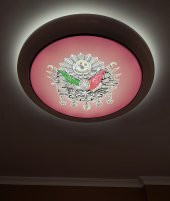 Resim ve Tablo Hazır Gergi Tavan Dekorasyon & Aydınlatma Modelleri LED - 2
