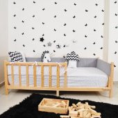 Markaawm Montessori Yatak Çocuk Doğal Çam 90X190 Karyola Nil - 5