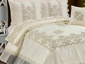 Fransız Dantelli Sultans Gelin Seti 8 Parça thumbnail 3