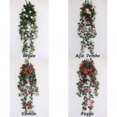 Yapay Lüx Sarkan Çalı Gülü 110 cm 4 Renk - 1