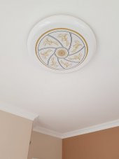 Farklı desen Hazır Gergi Tavan Dekorasyon & Aydınlatma Modelleri LED - 5