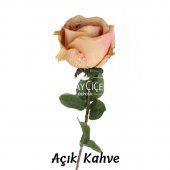 Yapay Orjinal Açmış Gül Dalı 62 cm 6 Renk - 2