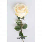 Yapay Orjinal Açmış Gül Dalı 62 cm 6 Renk - 4