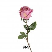 Yapay Orjinal Açmış Gül Dalı 62 cm 6 Renk - 5