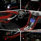 ARAÇ İÇİ AYDINLATMA İP NEON LED FİTİLLİ ELASTİK IŞIK FARDOKTORU thumbnail 4