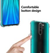 Xiaomi Redmi Note 8 Pro Airbagli Anti Shock Şeffaf Zırh Kılıf - 4